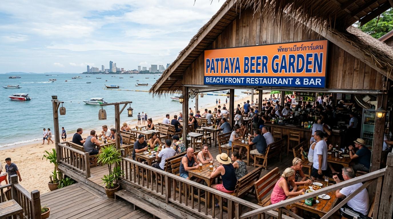 Pattaya Beer Garden seating